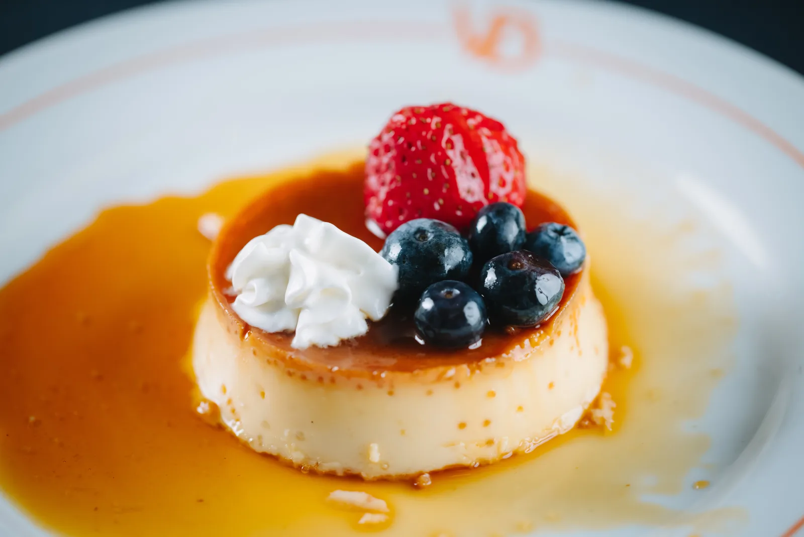 Brazilian Flan at VB Steakhouse
