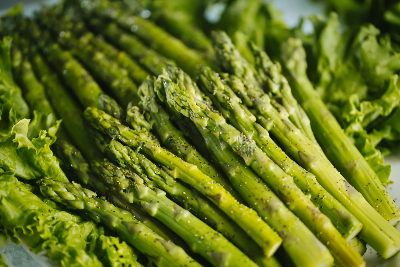 Fresh Asparagus at the VB Steakhouse Salad Bar